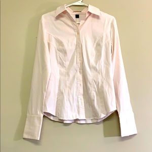 express baby pink button down